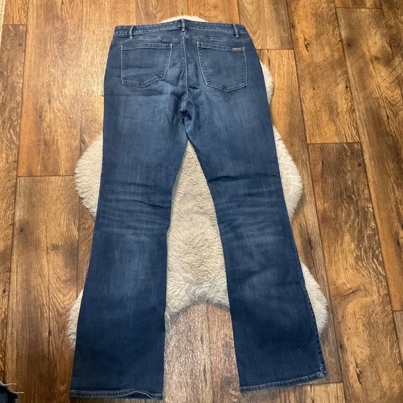 White House Black Market Size 12 The Boot Denim Jeans Medium Blue Womens - Picture 5 of 9